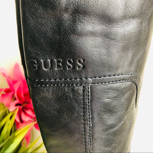 ❓GUESS Leather boots - Picture 4 of 15
